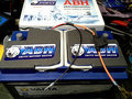 <b>Arctic Heater Control akkulämmitin</b><br>AHC akkulämmitin asennettuna