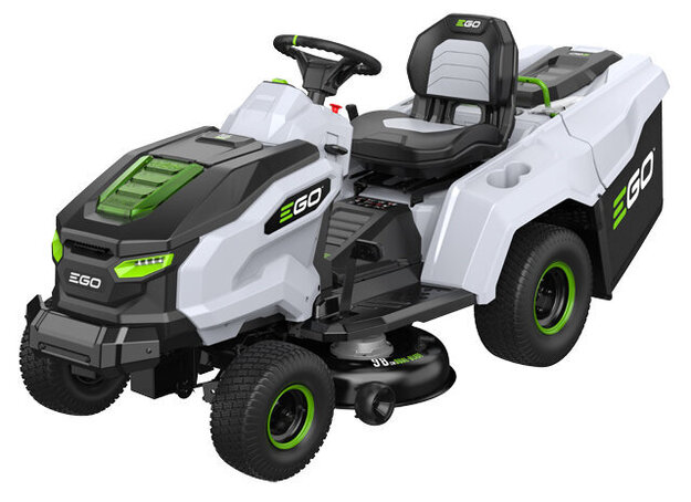 EGO Power+ TR3801E-B 98cm päältäajettava keräävä ruohonleikkuri 
